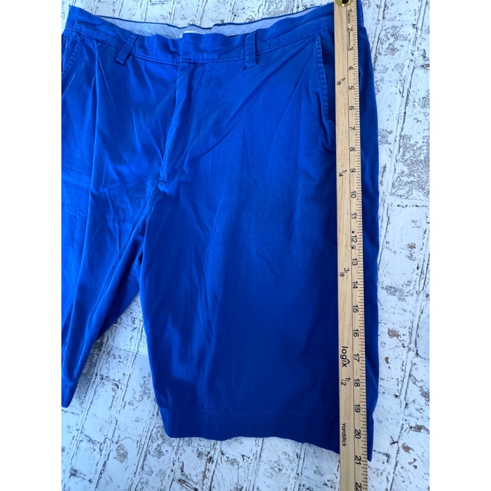 J. Crew Mens Stanton Chino Shorts Cobalt Blue 100% Cotton Size 37 14054 SP13 - Picture 6 of 7